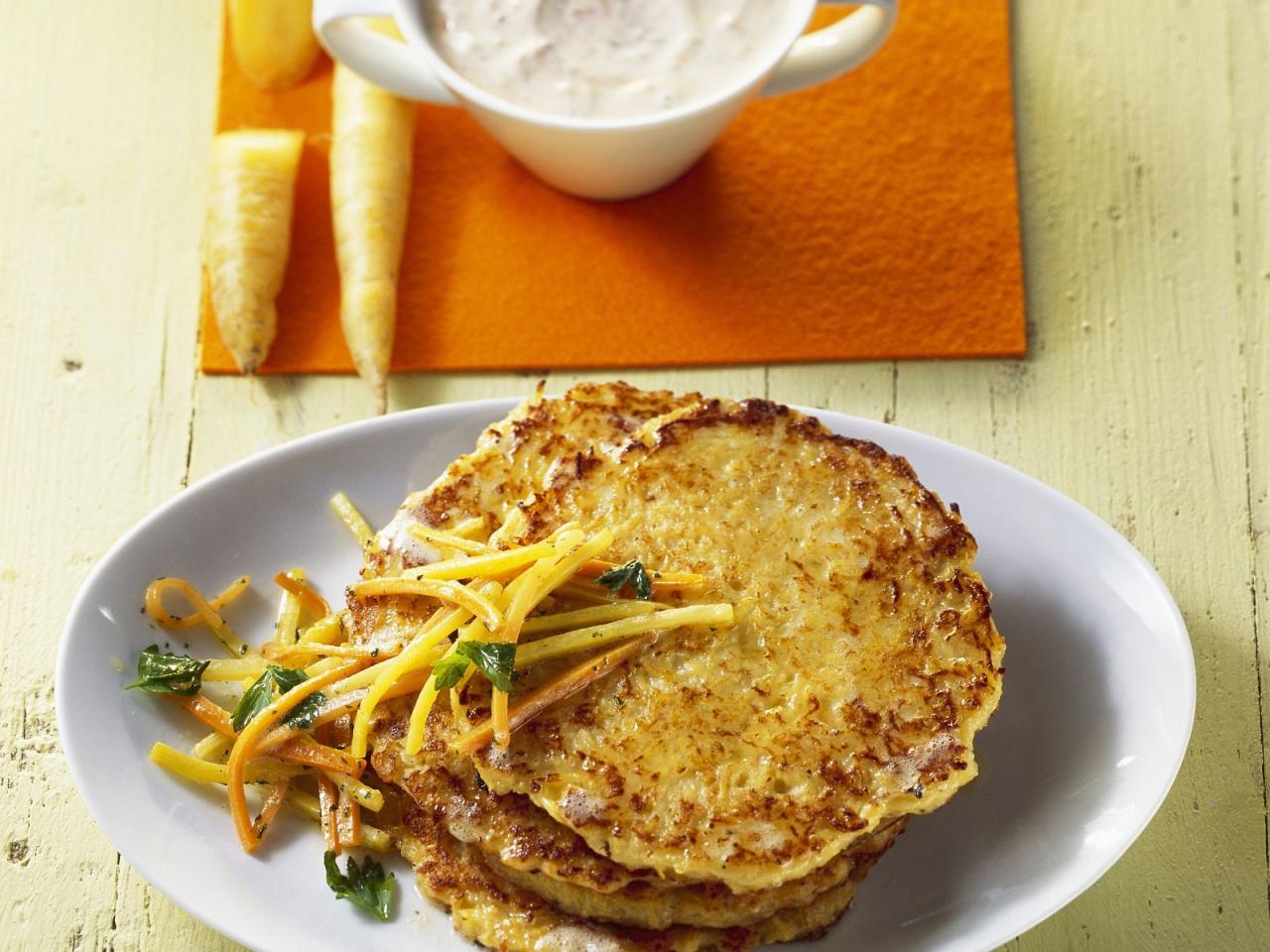 Potato and Carrot Pancakes recipe | Eat Smarter USA